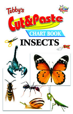 Tubbys Cut & Paste Chart Book Insects English (PB) -0