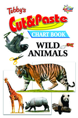 Tubbys Cut & Paste Chart Book Wild Animals-0