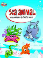 Sea Animal Colouring & Activity Book-0