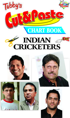 Tubbys Cut & Paste Chart Book Indian Cricketers-0