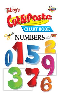 Tubbys Cut & Paste Chart Book Numbers-0