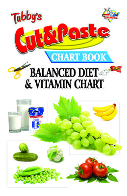 Tubbys Cut & Paste Chart Book Balanced Diet & Vitamin Chart-0