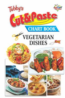 Tubby's Cut & Paste Chart Book Vegetarian Dishes English (PB) -0