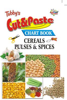 Tubby's Cut & Paste Chart Book Cereals Pulses & Spices English (PB) -0