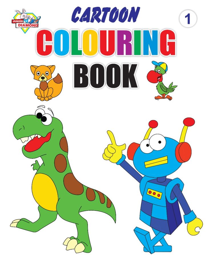 Cartoon Colouring Book 1-0