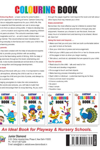 Cartoon Colouring Book 1-9080