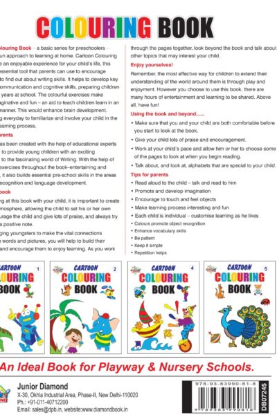 Cartoon Colouring Book 3-9095