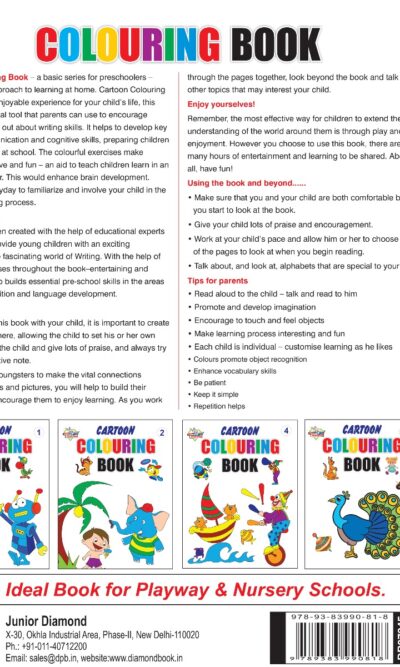 Cartoon Colouring Book 3-9095