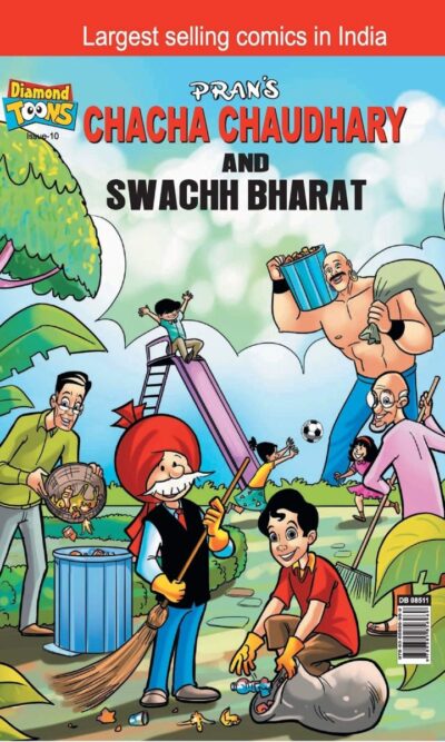 Chacha Chaudhary & Swatchh Bharat VOL 10 PB English-0