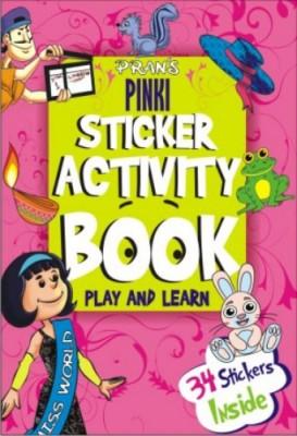 Prans Pinki Cute Copy Colour Sticker Activity Book-0