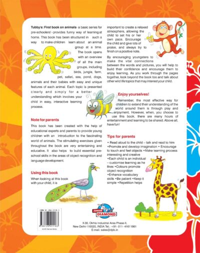 Tubby’s First Book of Animals with Colourful Interactive Activities-10561