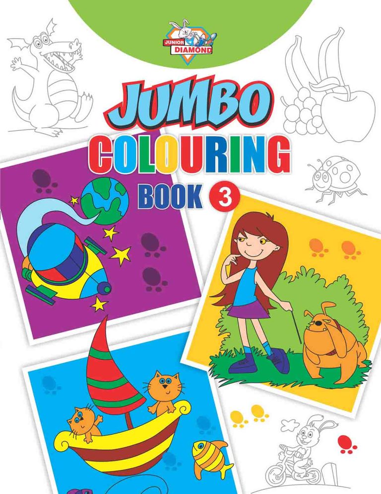 Jumbo Colouring Book 3-0