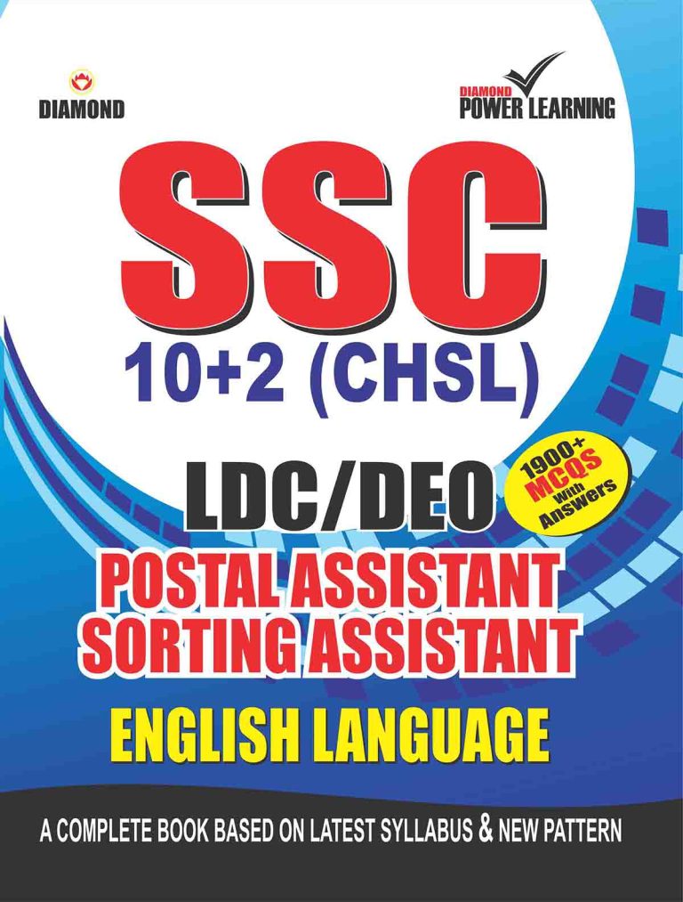 SSC 10+2 LDC & DEO English Language Book-0