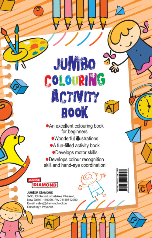 Jumbo Colouring Activity Book-5601