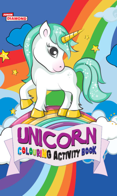 Unicorn Colouring Activity Book-0