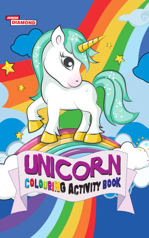 Unicorn Colouring Activity Book-0