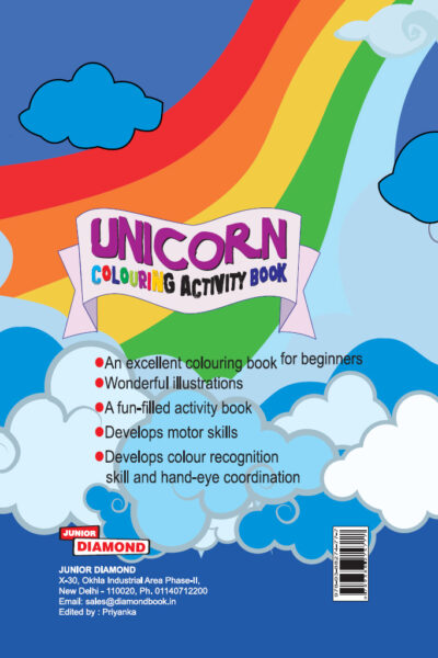 Unicorn Colouring Activity Book-5606