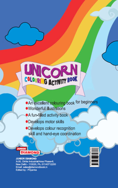 Unicorn Colouring Activity Book-5606