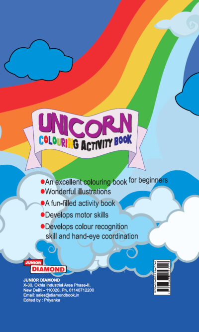 Unicorn Colouring Activity Book-5606