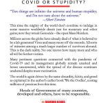 What is Killing Us... Covid or Stupidity?-5741