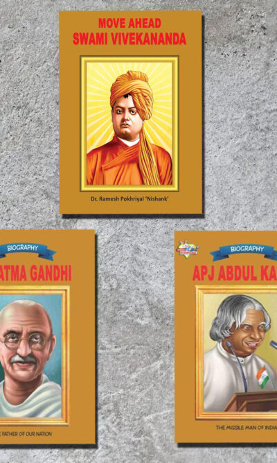 Biographies of Great Personalities | Set of 3 Books | Move Ahead Swami Vivekanand + Mahatma Gandhi + APJ Abdul Kalam-0