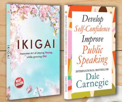 Best Motivational Books In English - Ikigai + Develop Self Confidence Improve Public Speaking-0