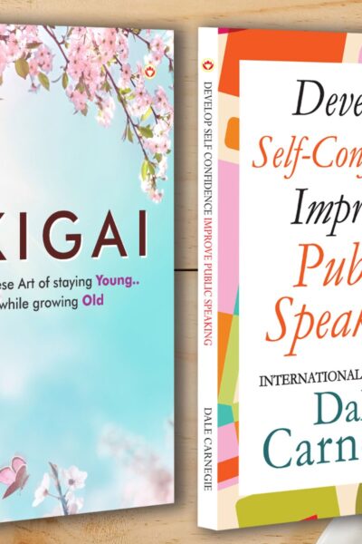 Best Motivational Books In English - Ikigai + Develop Self Confidence Improve Public Speaking-0