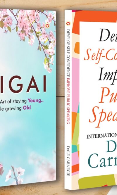 Best Motivational Books In English - Ikigai + Develop Self Confidence Improve Public Speaking-0