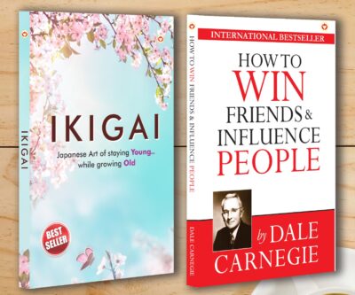 Ikigai : Japanese Art of staying Young.. While growing Old + How to Win Friends & Influence People -0