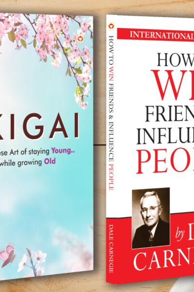 Ikigai : Japanese Art of staying Young.. While growing Old + How to Win Friends & Influence People -0