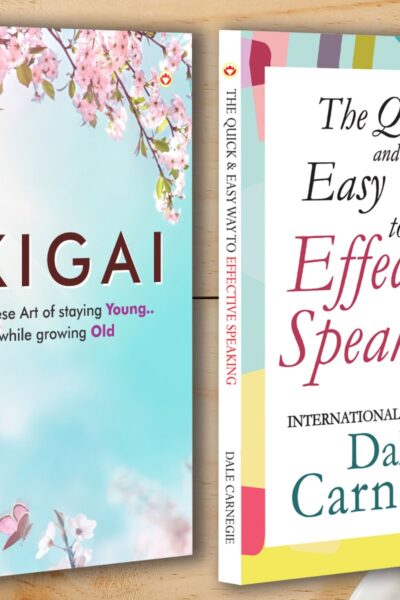 Ikigai : Japanese Art of staying Young.. While growing Old + The Quick & Easy Way to Effective Speaking-0