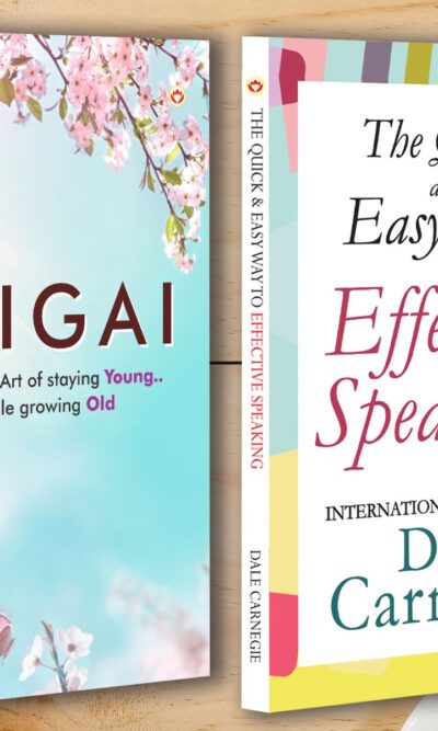 Ikigai : Japanese Art of staying Young.. While growing Old + The Quick & Easy Way to Effective Speaking-0