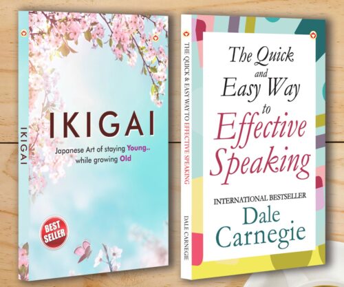 Ikigai : Japanese Art Of Staying Young.. While Growing Old + The Quick &Amp; Easy Way To Effective Speaking-0