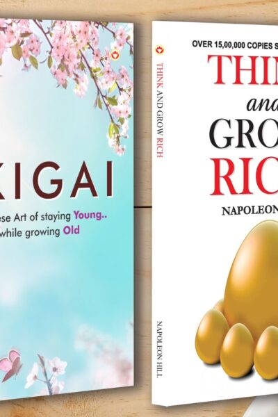 Ikigai : Japanese Art of staying Young.. While growing Old + Think And Grow Rich-0