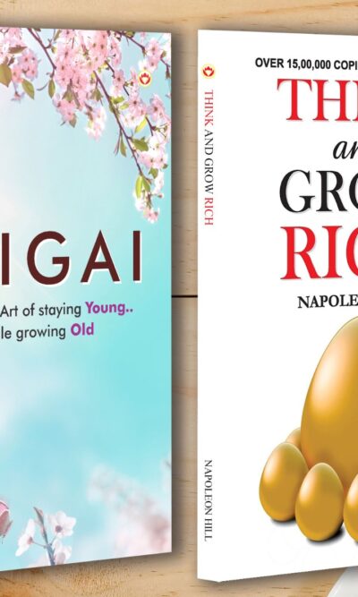 Ikigai : Japanese Art of staying Young.. While growing Old + Think And Grow Rich-0