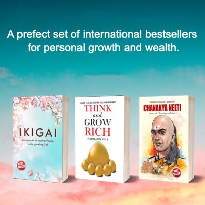 Most Popular Motivational Books for Self Development : Ikigai + Think And Grow Rich + Chanakya Neeti with Sutras of Chanakya Included-0