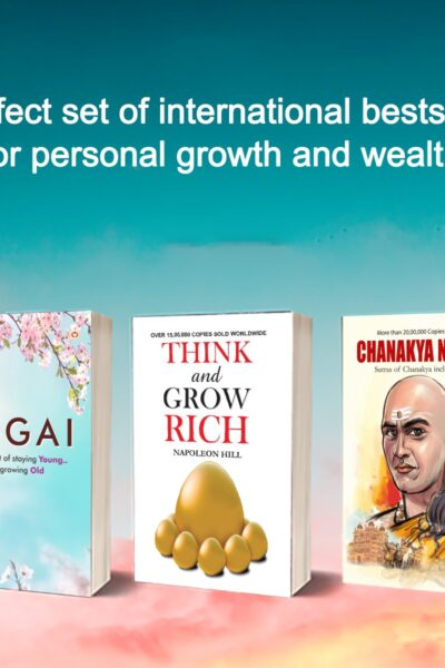 Most Popular Motivational Books for Self Development : Ikigai + Think And Grow Rich + Chanakya Neeti with Sutras of Chanakya Included-0