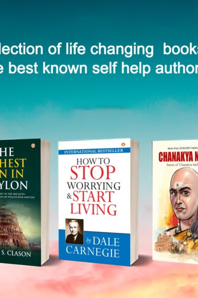 The Best Books for Personal Transformation : The Richest Man in Babylon + How to Stop Worrying & Start Living + Chanakya Neeti with Sutras of Chanakya Included-0