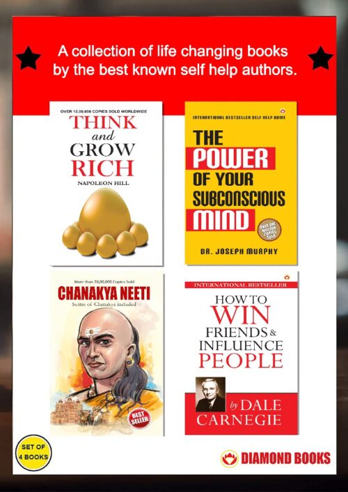 Most Popular Books For Self Help : Think And Grow Rich + The Power Of Your Subconscious Mind + Chanakya Neeti With Sutras Of Chanakya Included + How To Win Friends &Amp; Influence People-0