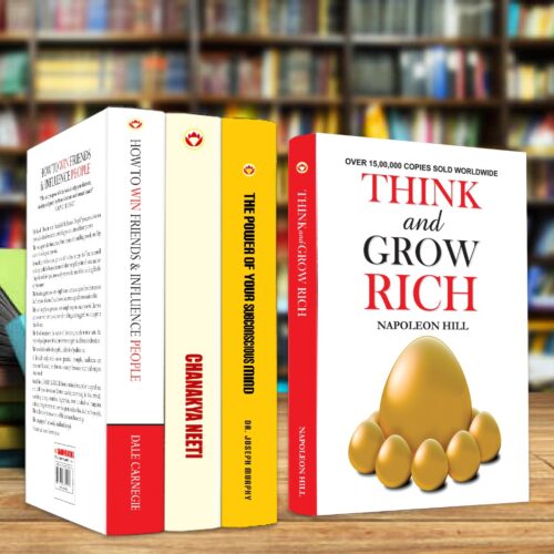 Most Popular Books For Self Help : Think And Grow Rich + The Power Of Your Subconscious Mind + Chanakya Neeti With Sutras Of Chanakya Included + How To Win Friends &Amp; Influence People-7099