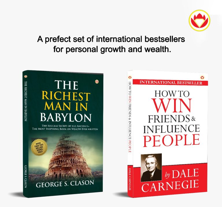 Most Popular Motivational Books for Self Development : The Richest Man in Babylon + How to Win Friends & Influence People-0