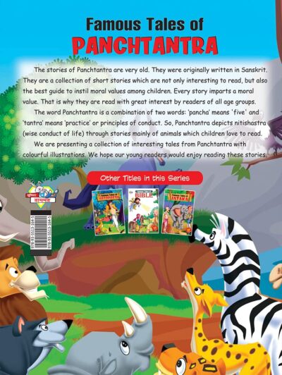 Famous Tales of Panchatantra : Colourful Illustrated Story Book/ Story Book for Kids-10469