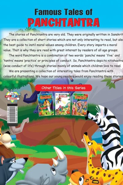 Famous Tales of Panchatantra : Colourful Illustrated Story Book/ Story Book for Kids-10469