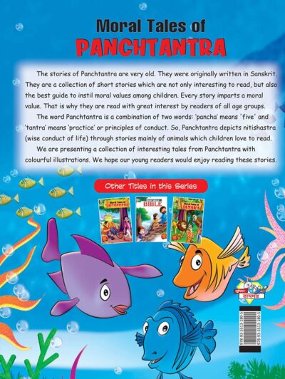 Moral Tales of Panchatantra : Colourful Illustrated Story Book/ Story Book for Kids-10476