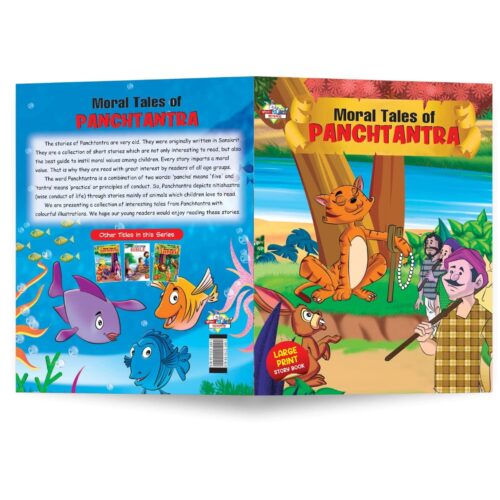 Moral Tales Of Panchatantra : Colourful Illustrated Story Book/ Story Book For Kids-10477