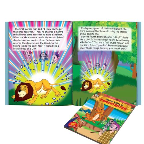 Moral Tales Of Panchatantra : Colourful Illustrated Story Book/ Story Book For Kids-10479