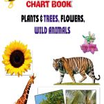 Cut and Paste Activity Book for Kids | Picture Book for Kids | Plants and Trees, Flowers, Wild Animals-0