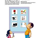 Cut and Paste Activity Book for Kids | Picture Book for Kids | Computers Parts, Colour & Shapes, Kitchen Articles-9946