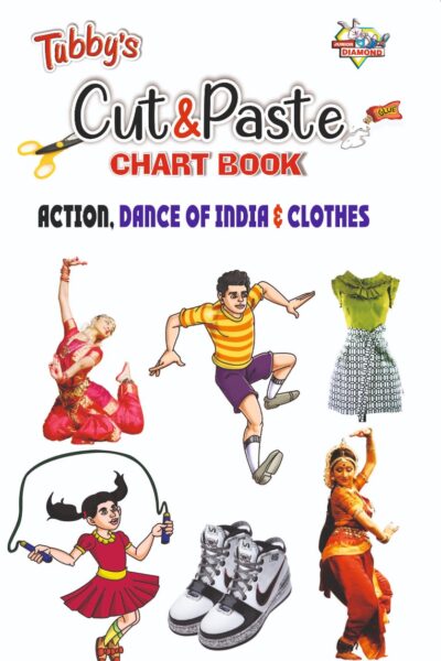 Simple Cut and Paste Activities for Young Artistis | Kids Activity Book | Picture Book for Kids | Action, Dance of India, Clothes-0