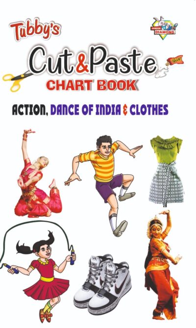 Simple Cut and Paste Activities for Young Artistis | Kids Activity Book | Picture Book for Kids | Action, Dance of India, Clothes-0